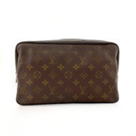 Louis Vuitton True Toilet Wallet Pouch Monogram Brown - Picture 1 of 9
